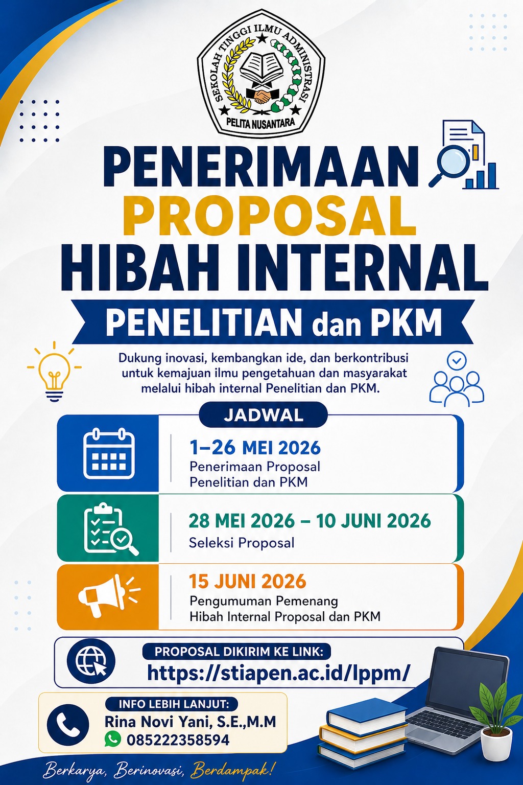 Pengumuman Penerimaan Proposal Hibah Internal Penelitian Dan Pengabdian Kepada Masyarakat